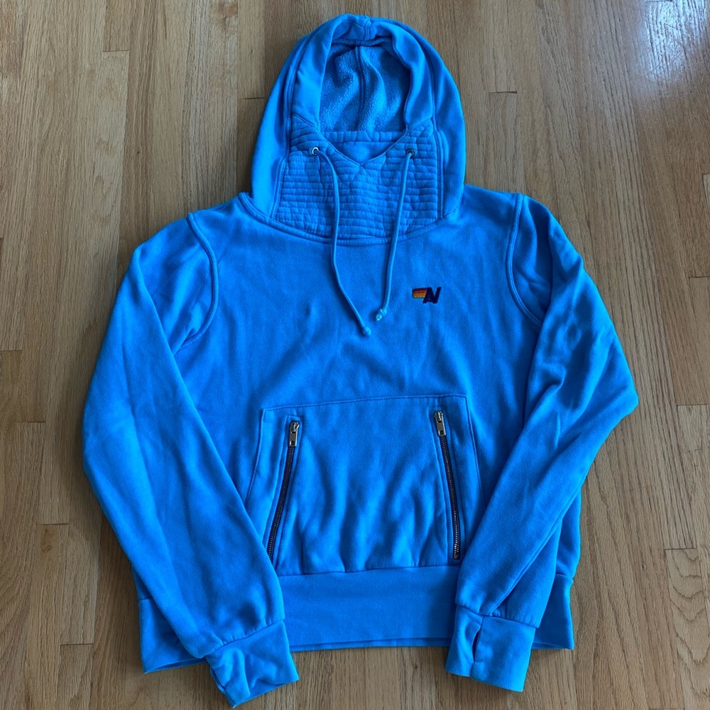 Aviator National Ninja Hoodie Sweatshirt - Size Small - Color "Sky"